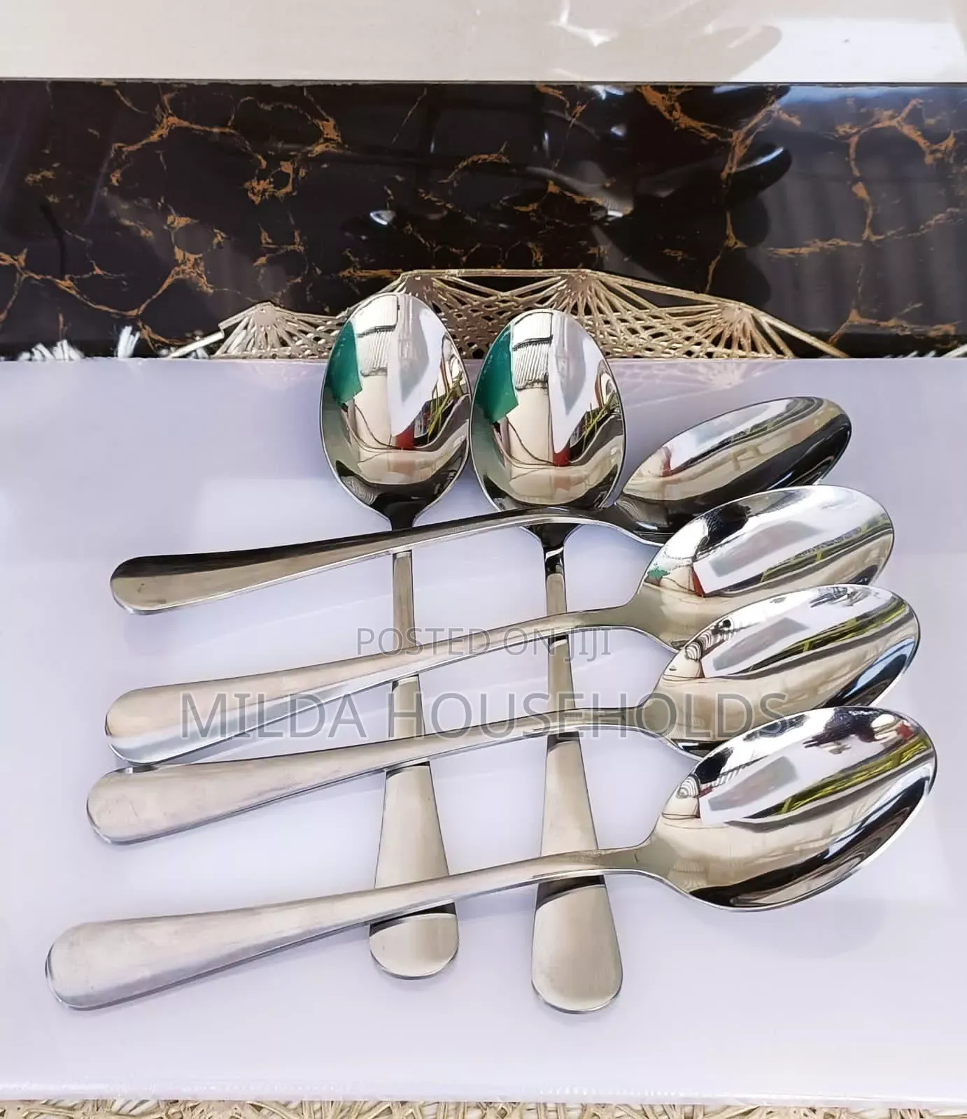 Heavy Gauge Stainless Steel Table Spoons