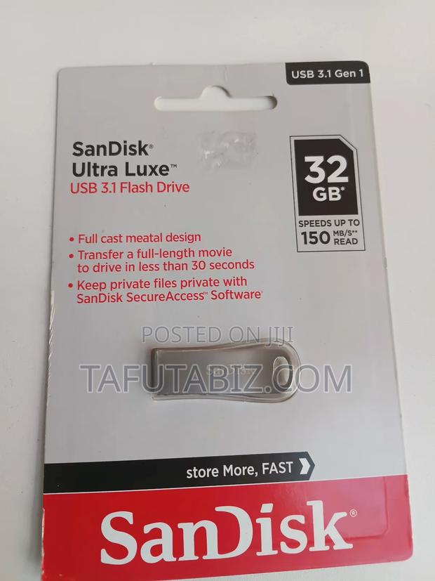 Sandisk Ultra Luxe Usb 3.1 Flash Drive 32 Gb - main view