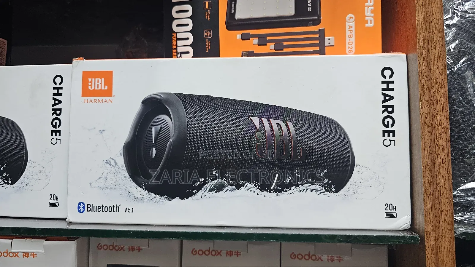 JBL Charge 5 Bluetooth Speaker Charge 5 Black