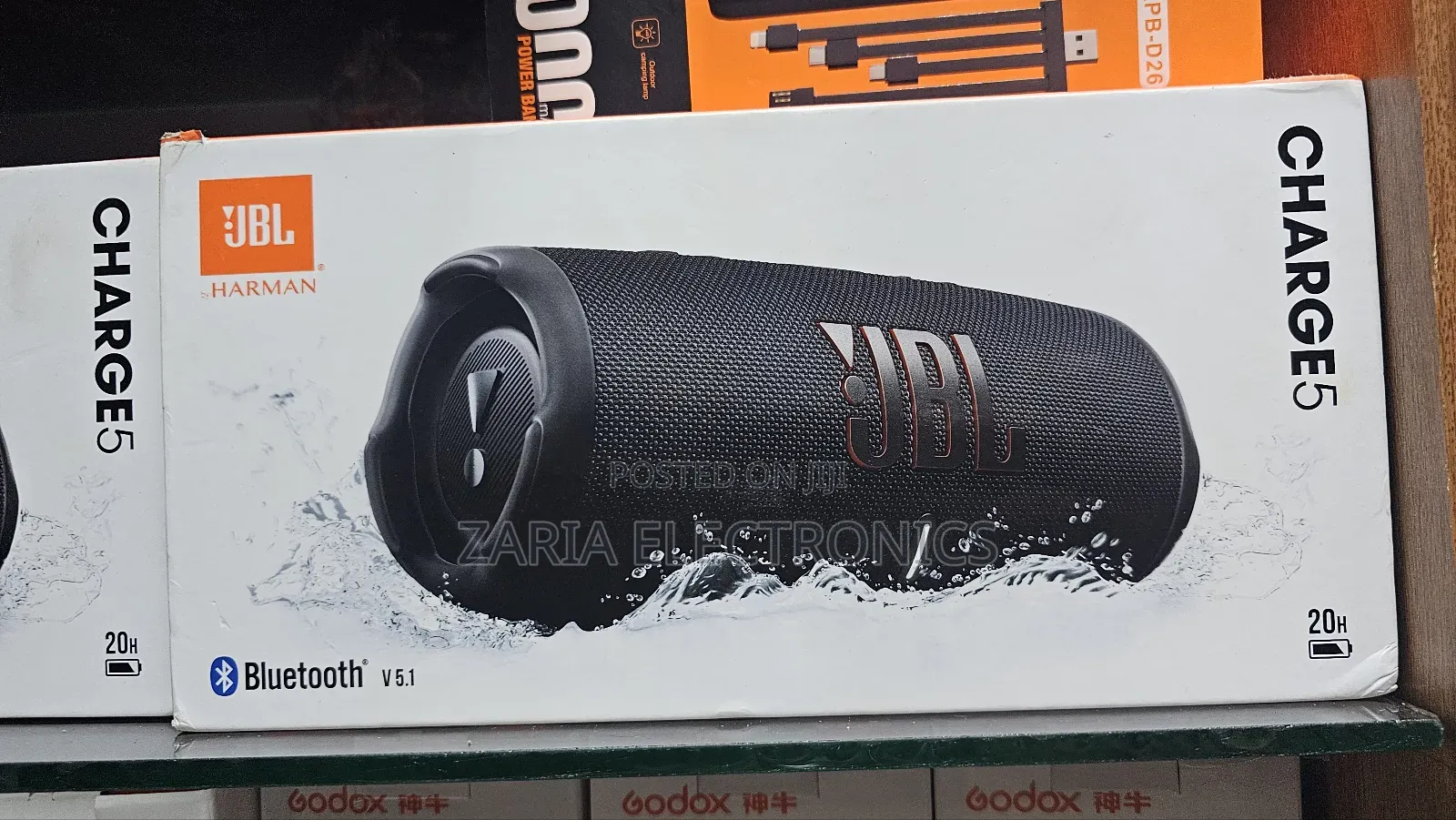 JBL Charge 5 Bluetooth Speaker Charge 5 Black