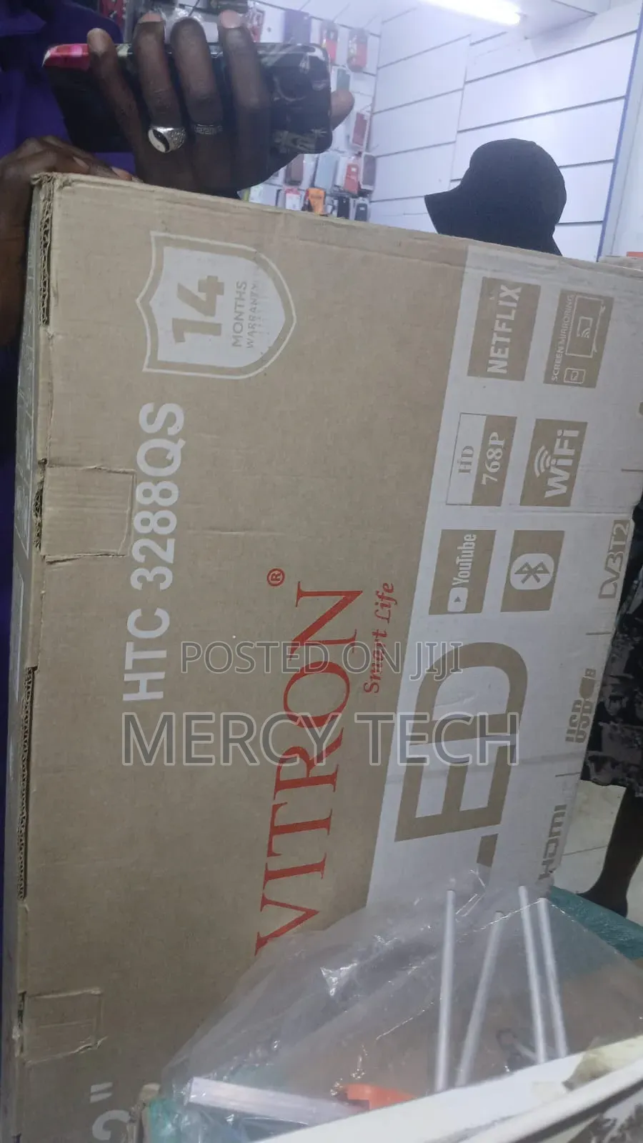 Vitron Htc3288qs 32inches Qled Frameless Tv