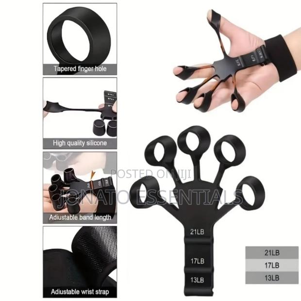 Adjustable Finger Gripper Forearm Exerciser Strength Trainer - thumbnail 4