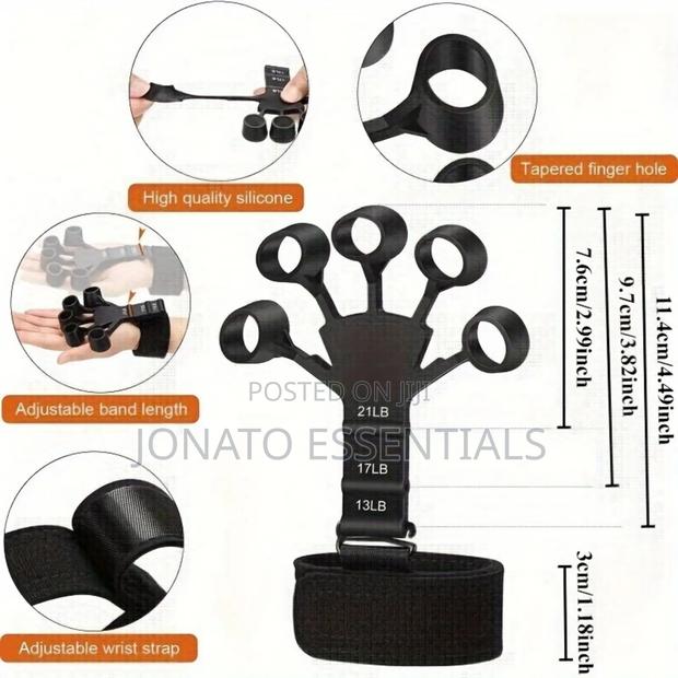 Adjustable Finger Gripper Forearm Exerciser Strength Trainer - thumbnail 7