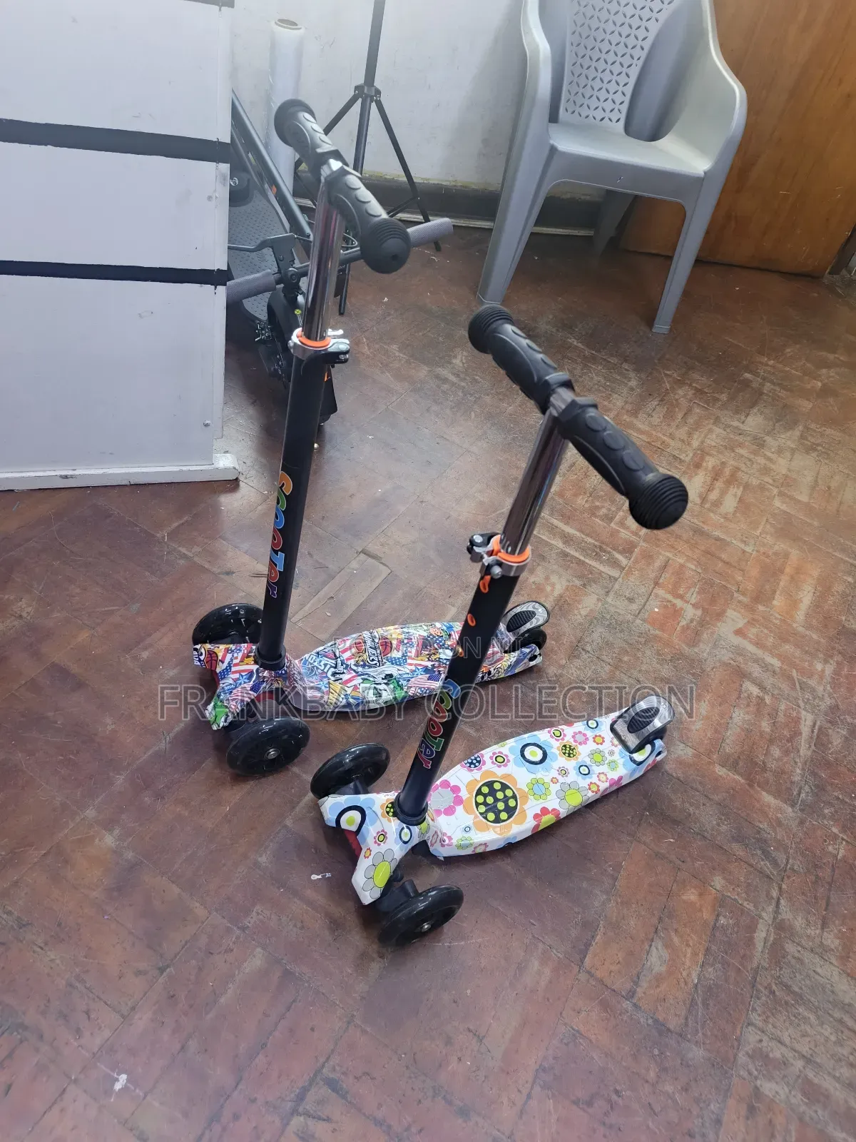 Rubber Wheels Kids Scooter