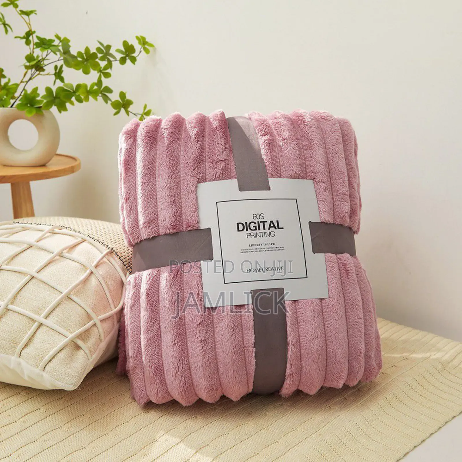 Fluffy Coral Velvet Blanket 200×230cm - Cr