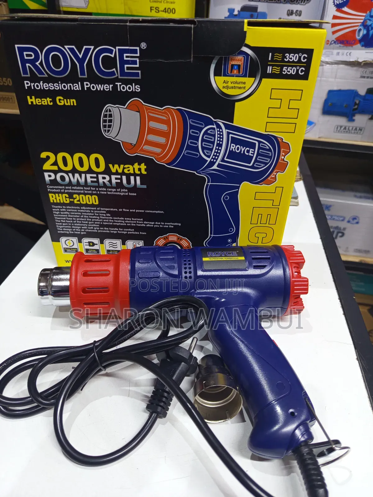 Royce 2000w Electric Heat Gun/2000w Royce Electric Heat Gun