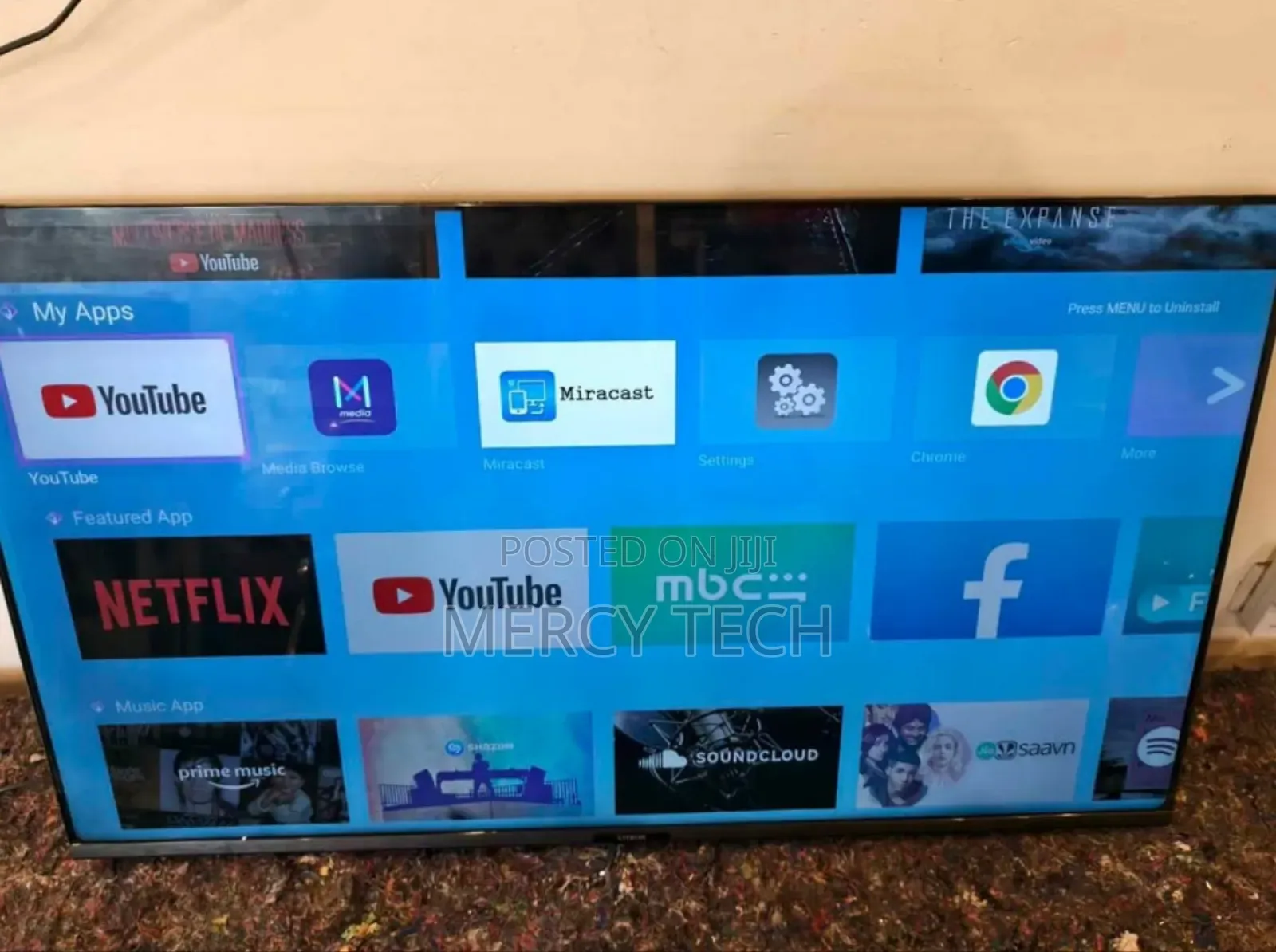 Vitron 50′′ Frameless Android Tv (Model HTC 5068us)