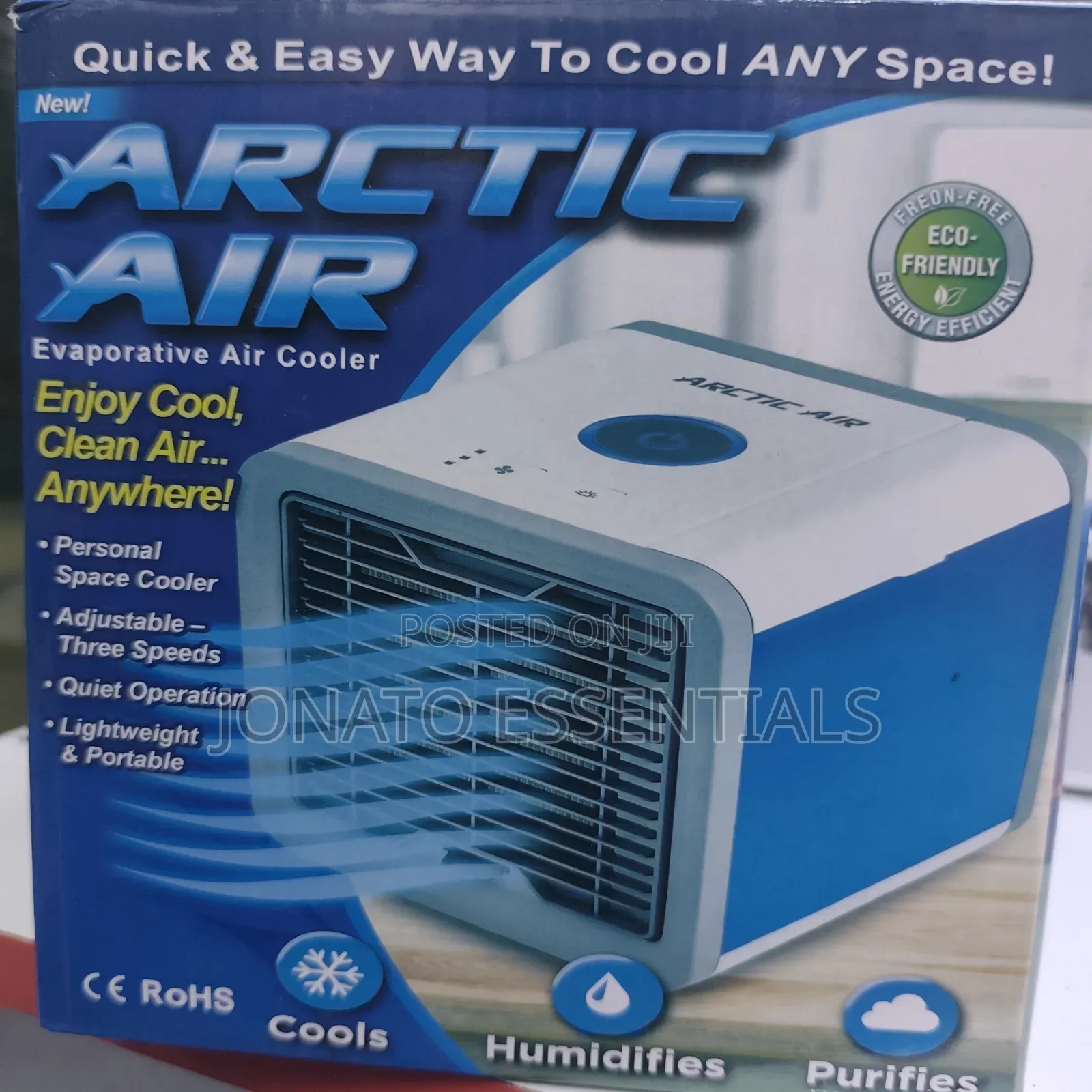 3-in-1 Portable Arctic Air Cooler Fan Humidifier - Personal Ac