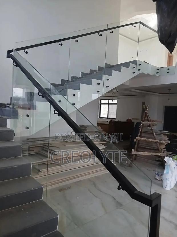 Modern Stainless Steel Staircase Railings - thumbnail 2