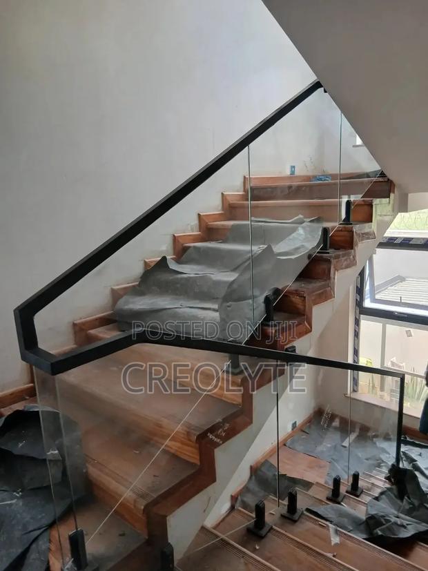 Modern Stainless Steel Staircase Railings - thumbnail 3