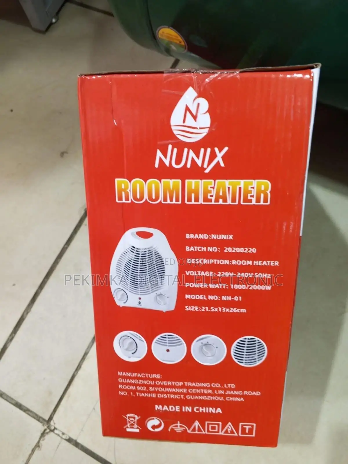 Nunix Room Heater
