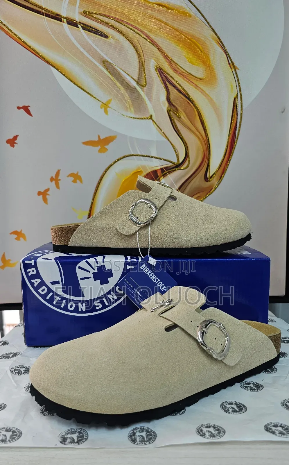 Birkenstock Chrome Hearts Slides
Beige
Original Quality