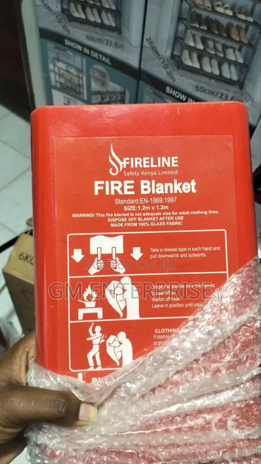 Fire Blanket, Fire Blanket 1.2m*1.2m
