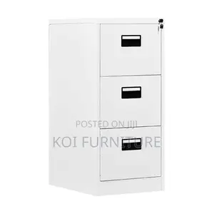 Office Cabinet; Three Lockers Steel Cabinet With Spacious Space