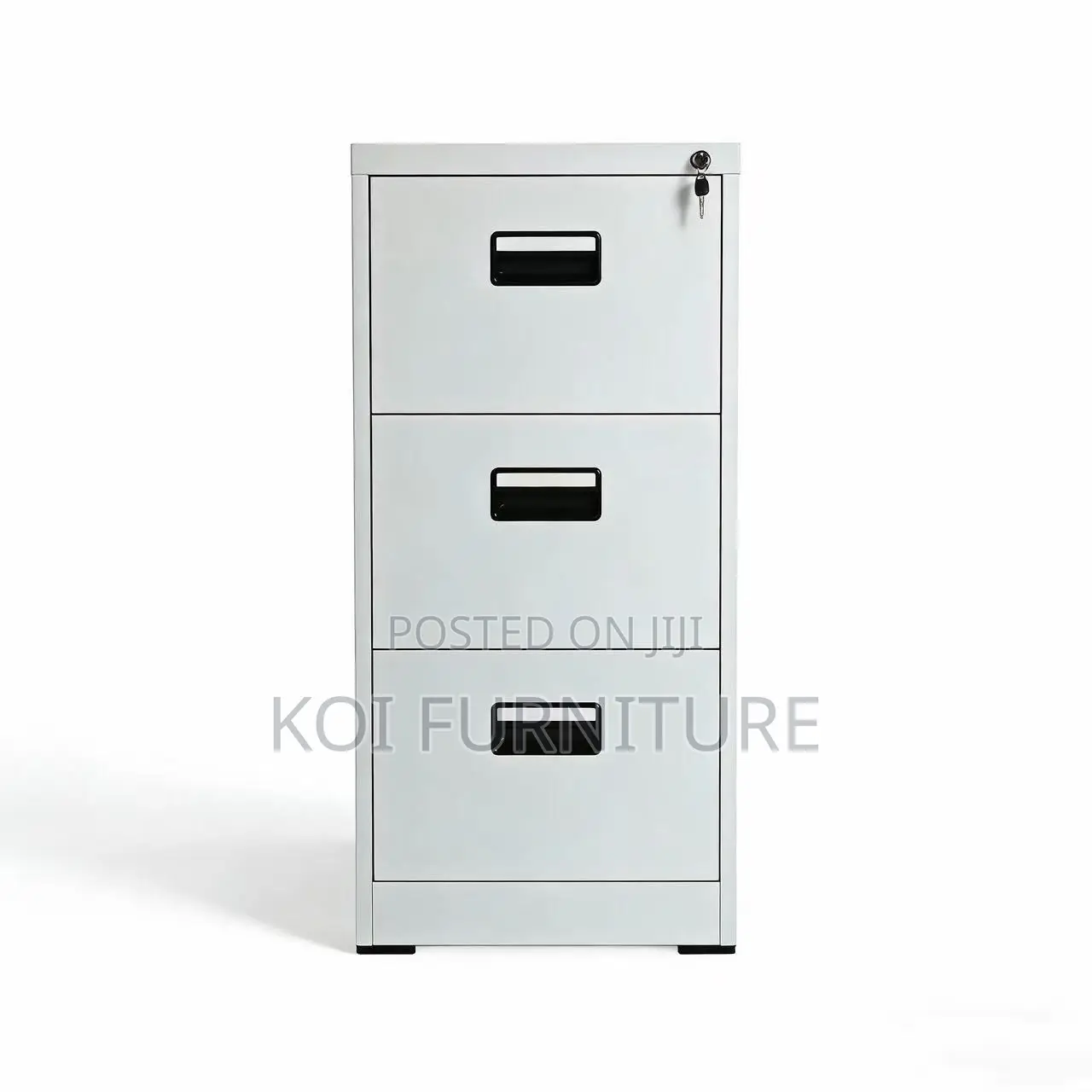 Office Cabinet; Three Lockers Steel Cabinet With Spacious Space