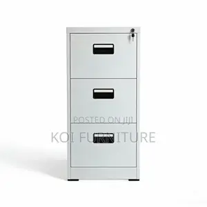 Office Cabinet; Three Lockers Steel Cabinet With Spacious Space