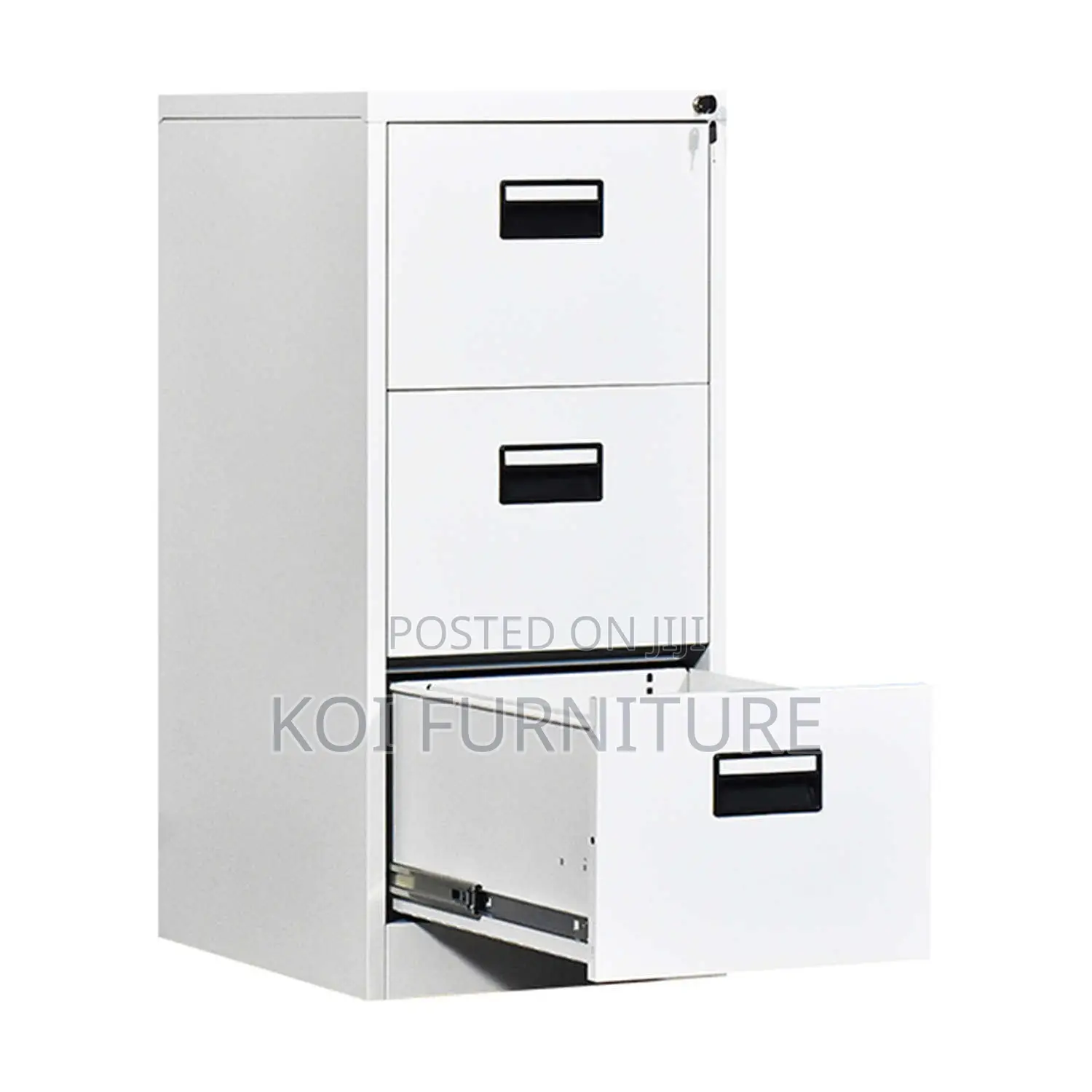 Office Cabinet; Three Lockers Steel Cabinet With Spacious Space