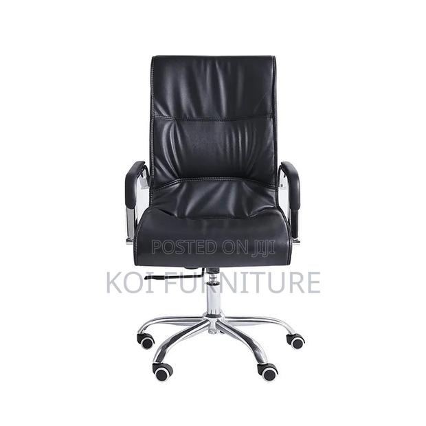 Office Chair; High Back Leather Executive Office Seats - thumbnail 2