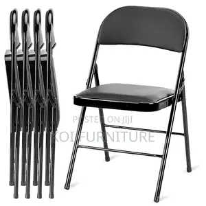 Office Chairs; Foldable Black Home Office Commercial Meeting Chairs