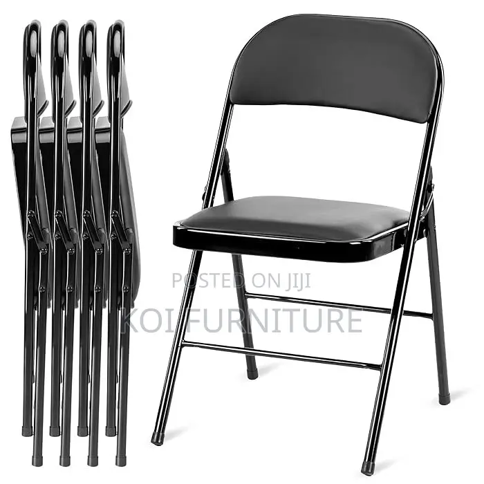 Office Chairs; Foldable Black Home Office Commercial Meeting Chairs