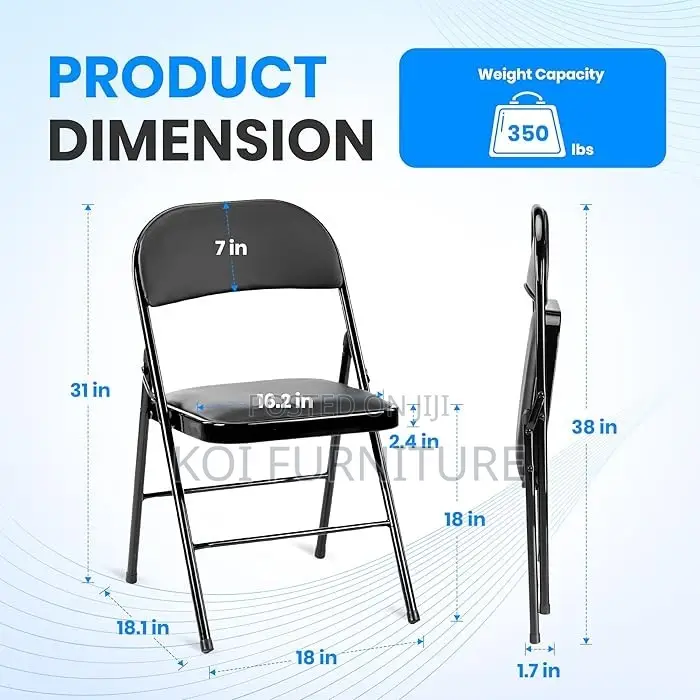 Office Chairs; Foldable Black Home Office Commercial Meeting Chairs