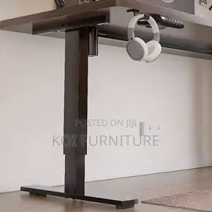 Office Desk; Brown Top 1200mm Ye4578 Adjustable PTRR Desk
