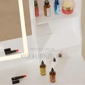 Dressers; Top Stylish White Modern Classic Vanity Set