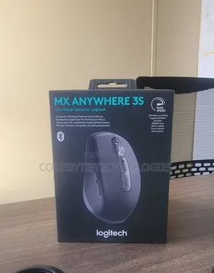 Mx Anywhere 3s Logitech Bluetooth Wireless Rechargeable Mouse Black