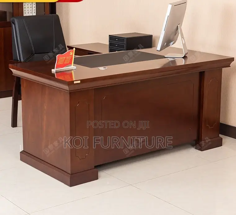 Office Desk;1600mm Mahogany Managers Senior Executive Desk