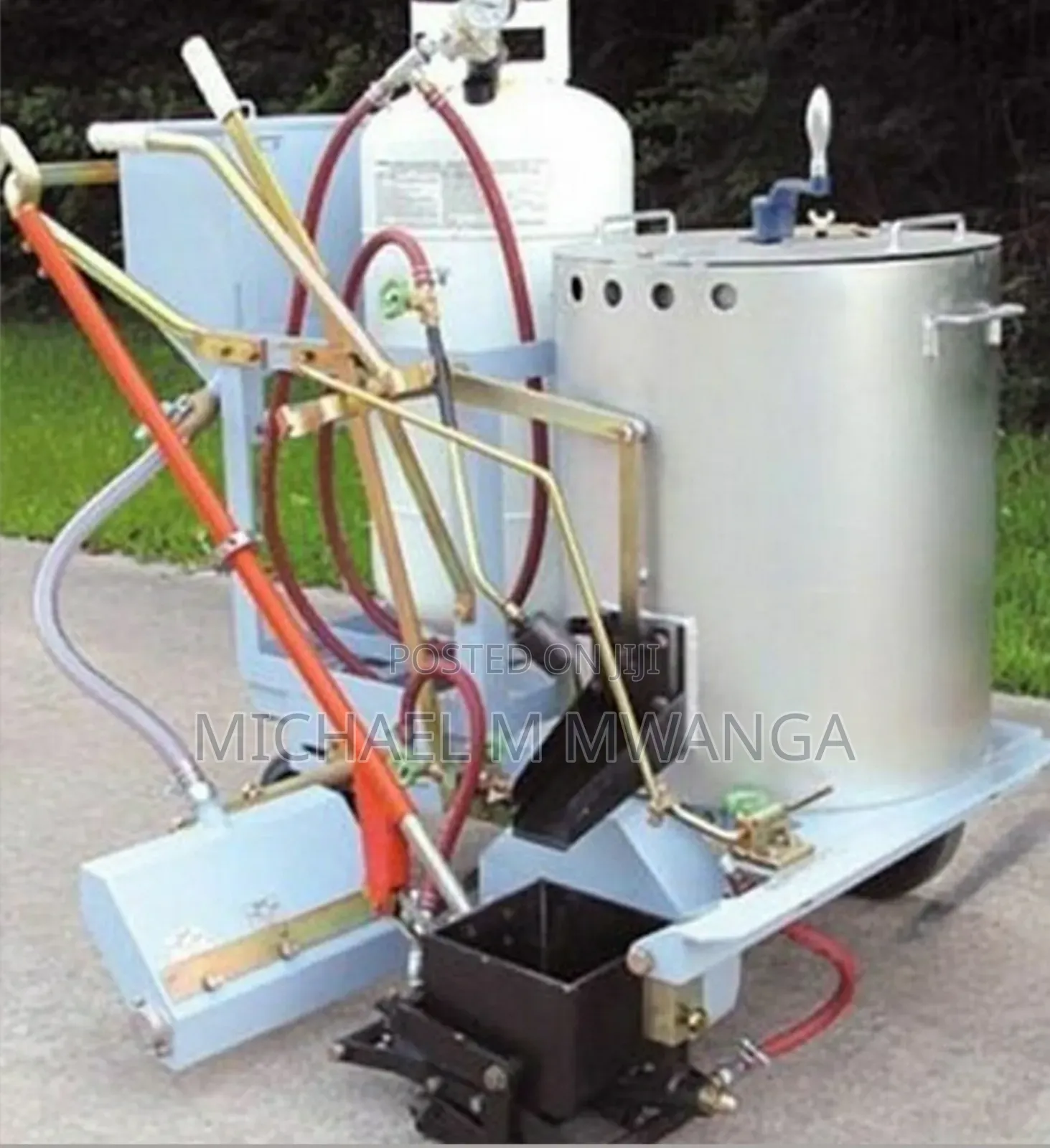 Road Ready Thermoplastic Road Marking Machine