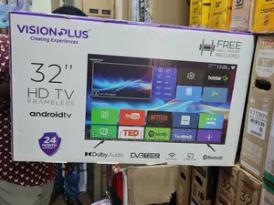 Vision Plus 32 Inches Smart Tv With Free Wall Mount