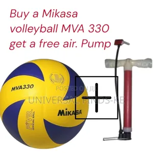 Professional Mikasa Volleyball + Free Air Pump
