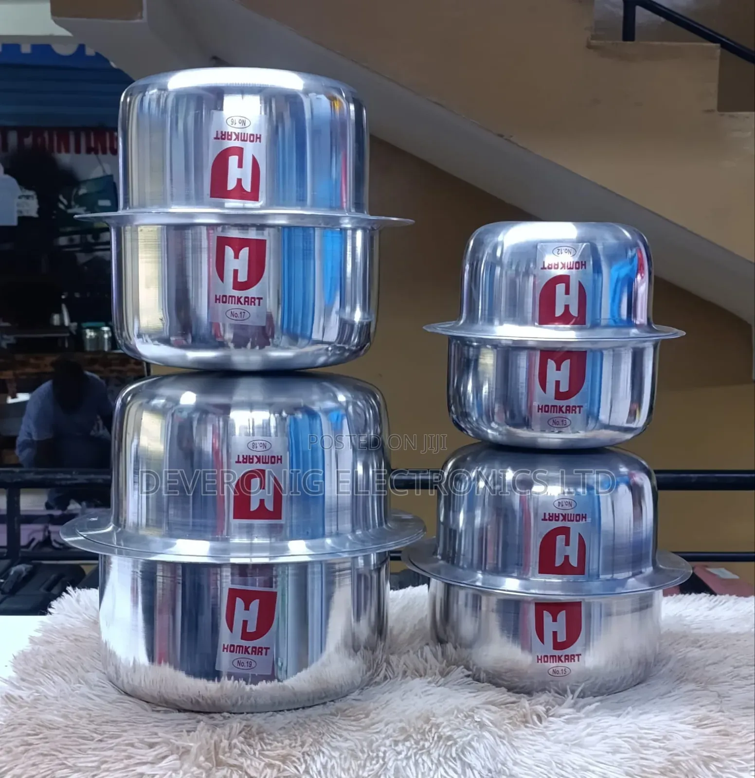 8pcs Homkart Heavy Duty Sufuria