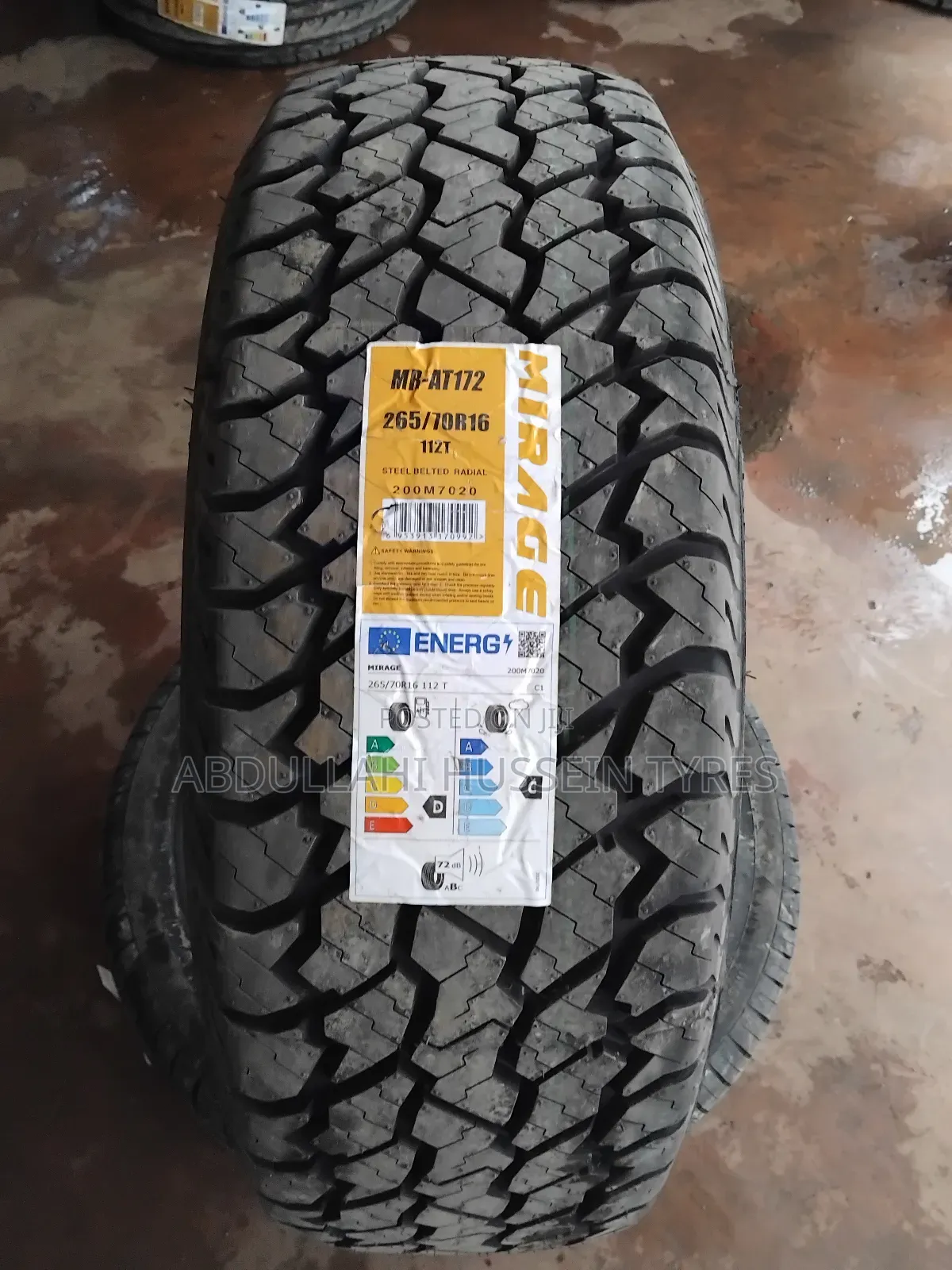 265/70 R16 Mirage Mr a/T 172