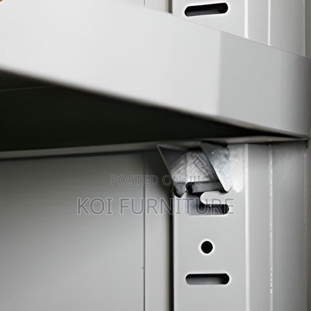 Office Cabinet; Two Doors Steel Grey Office Executive Compact Cabinet - thumbnail 2