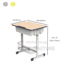 Home Desk; Home Schooling Adjustable Desk Chair Set for Kids