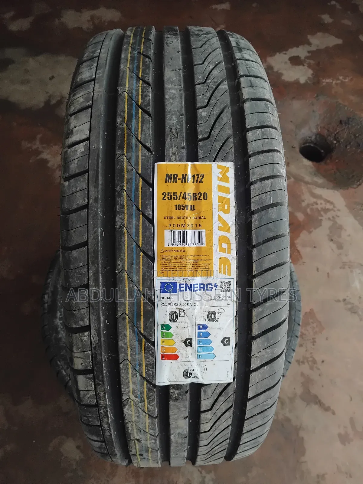 255/45 R20 Mirage Mr Hp 172