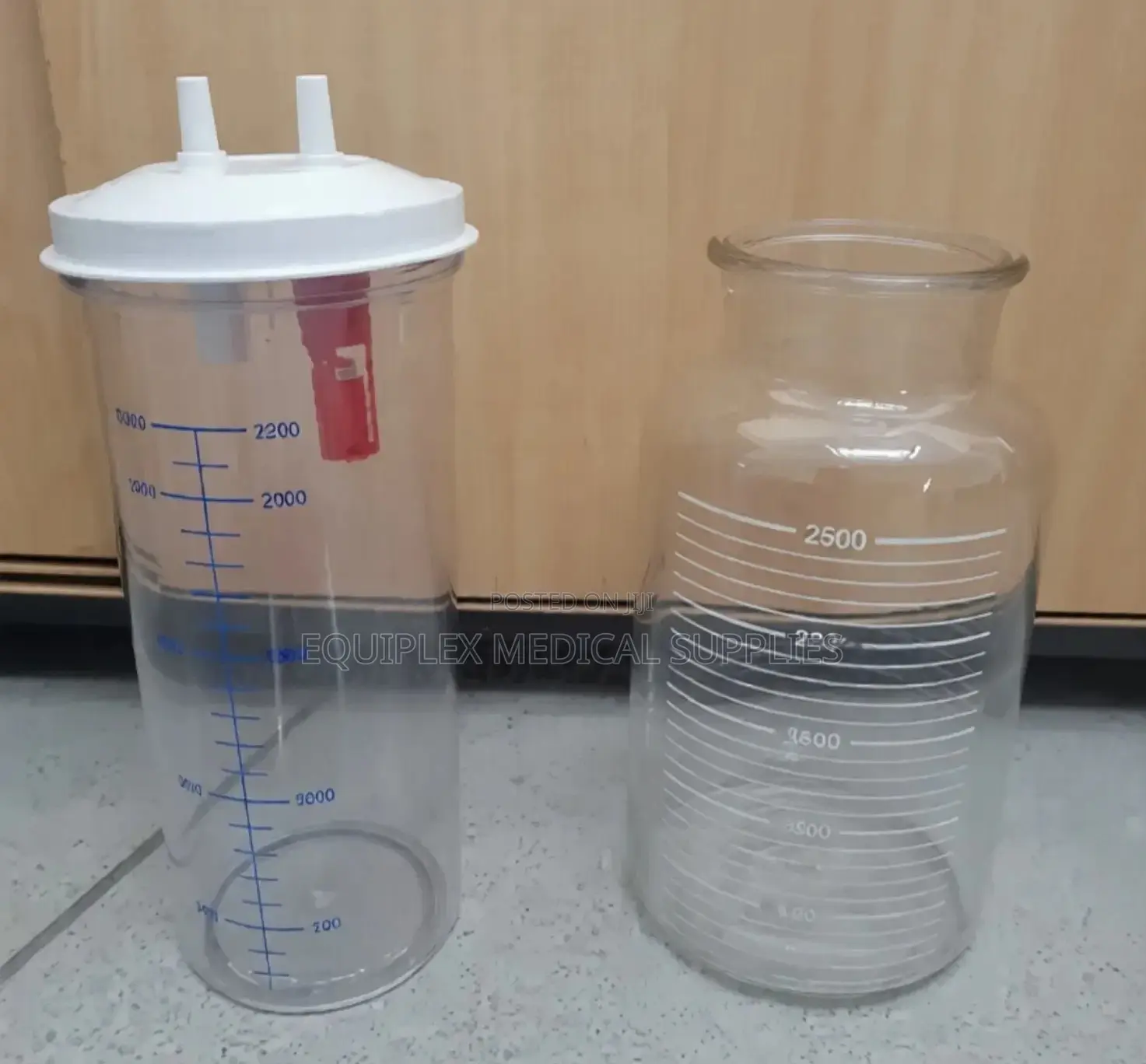 Suction Machine Bottles