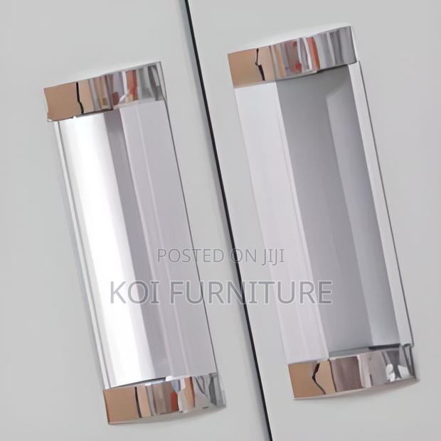 Office Cabinet; Two Doors Gray Steel Metallic Document Cabinet - thumbnail 4