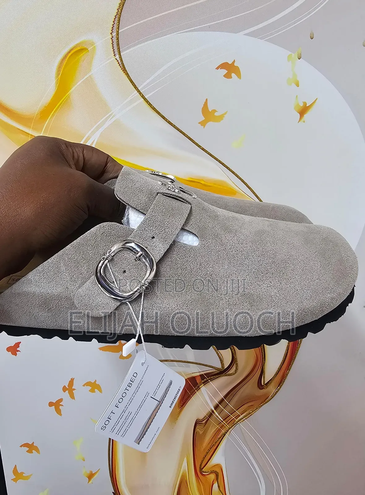 Birkenstock Chrome Hearts Slides
Light/Ash Grey
Original Qualit