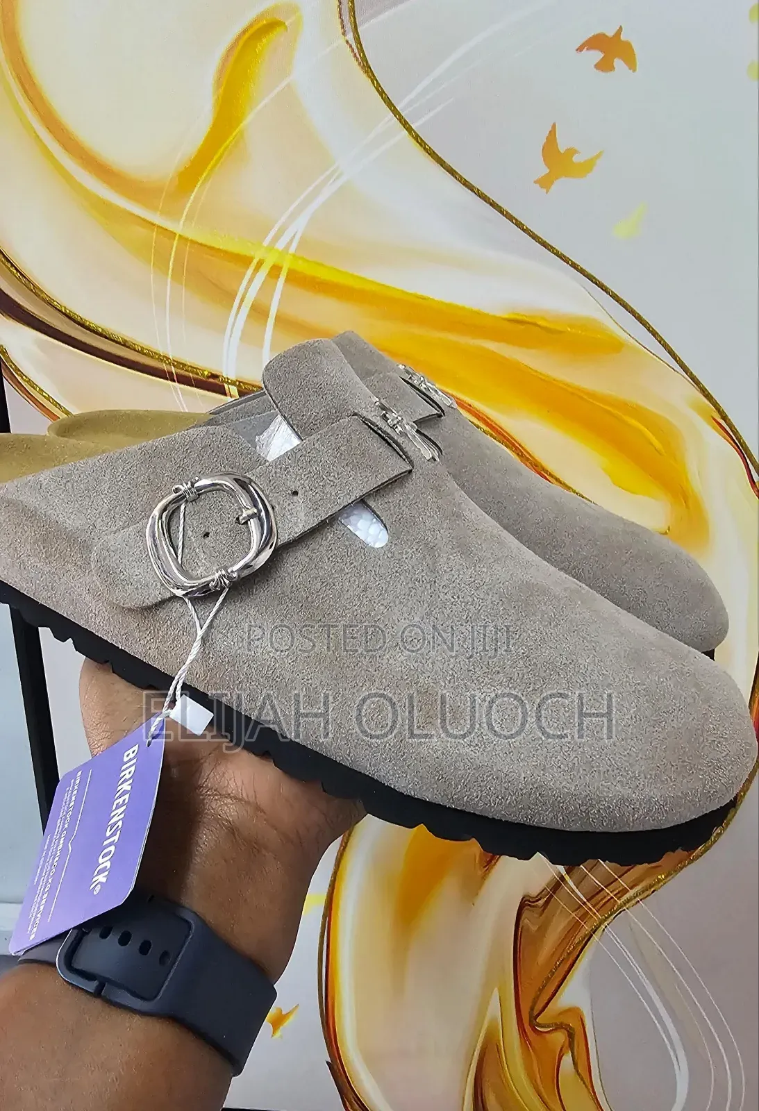 Birkenstock Chrome Hearts Slides
Light/Ash Grey
Original Qualit