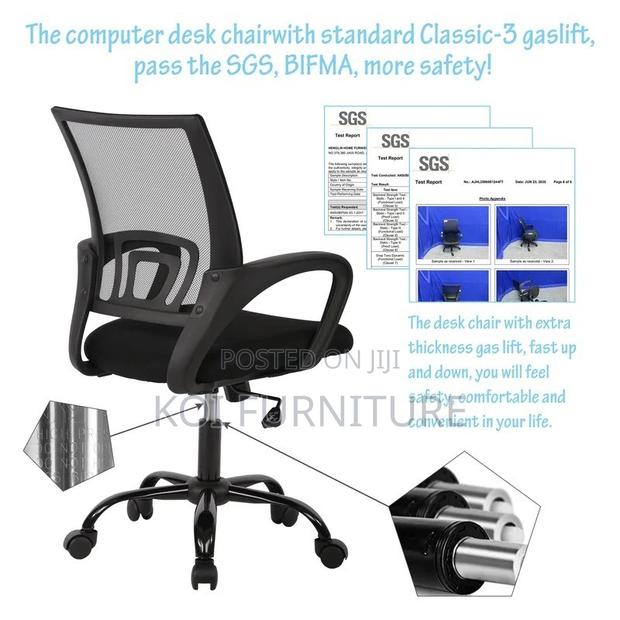 Office Chairs; Strong Top Mesh Koi Fabric Chairs - thumbnail 6