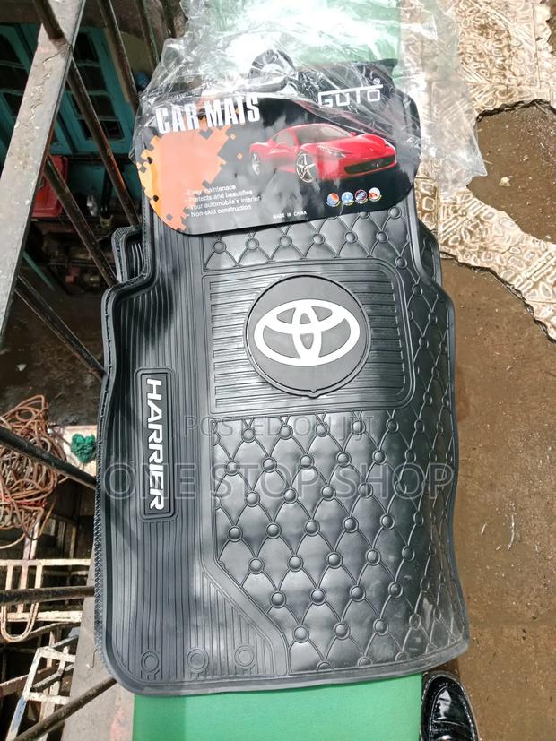 Toyota Harrier White Nonslip Floor Carpets Mats
