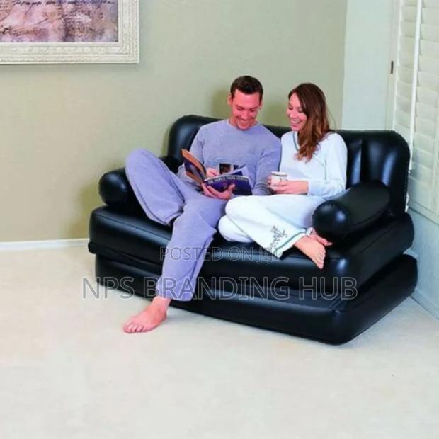 2 Seater Bestway Inflatable Pullout Sofa With Manual Pump Cs - thumbnail 2
