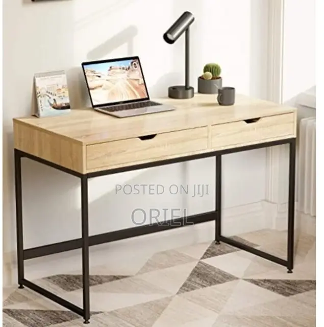 Office Tables:- Ergonomic Home Office Desk With Storage Drawers