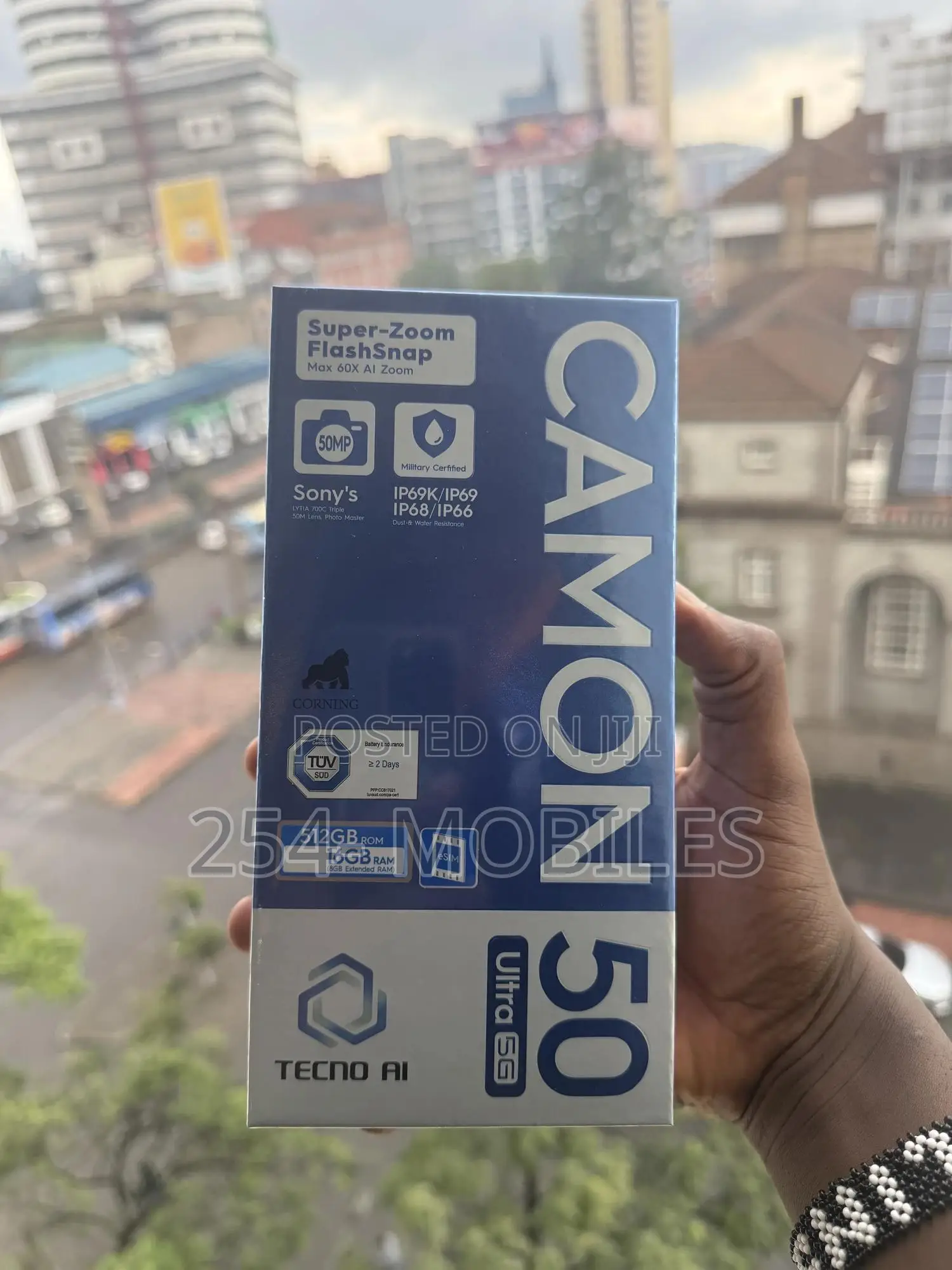 New Tecno Camon 50 Pro 256 GB Black