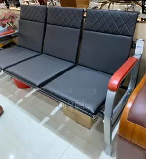 Reception Sofas:- Visitor Waiting Area Sofa With Arm Support