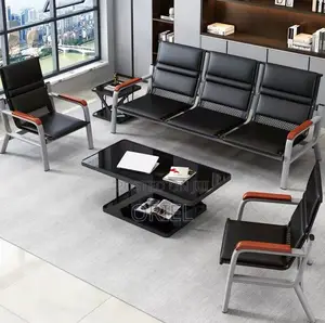 Reception Sofas:- Visitor Waiting Area Sofa With Arm Support