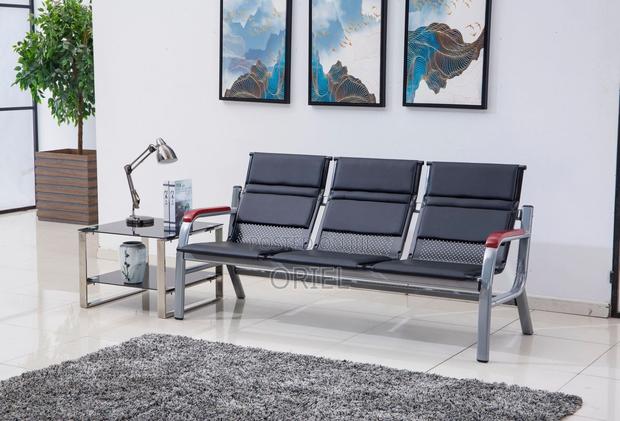Reception Sofas:- Visitor Waiting Area Sofa With Arm Support - thumbnail 12