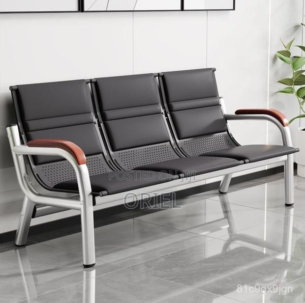 Reception Sofas:- Visitor Waiting Area Sofa With Arm Support - thumbnail 14
